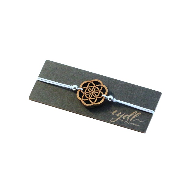 Armband-Samen-des-Lebens-Nussholz-Fine-Jewelry-Lightgrey